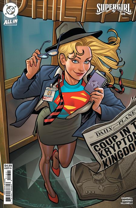 SUPERGIRL (2025) #16 CVR D JOE QUINONES CARD STOCK VAR (KINGDOM OF ZOD)