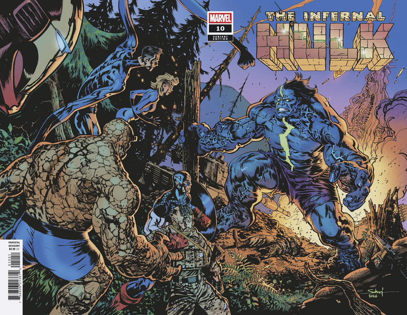 INFERNAL HULK (2025) #10 JONAS SCHARF WRAPAROUND BATTLE VAR