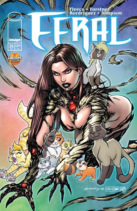 FERAL (2024) #26 CVR D TRISH FORSTNER & TIM SEELEY WITCHBLADE TEAM UP VAR