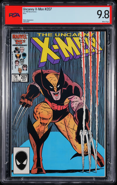 UNCANNY X-MEN (1986) #207 DIRECT PSA 9.8