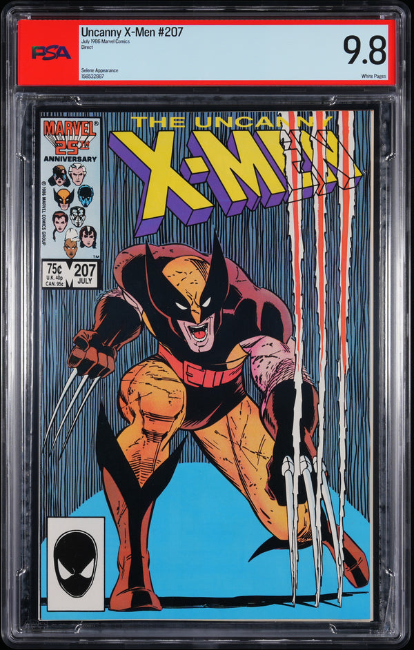 UNCANNY X-MEN (1986) #207 DIRECT PSA 9.8