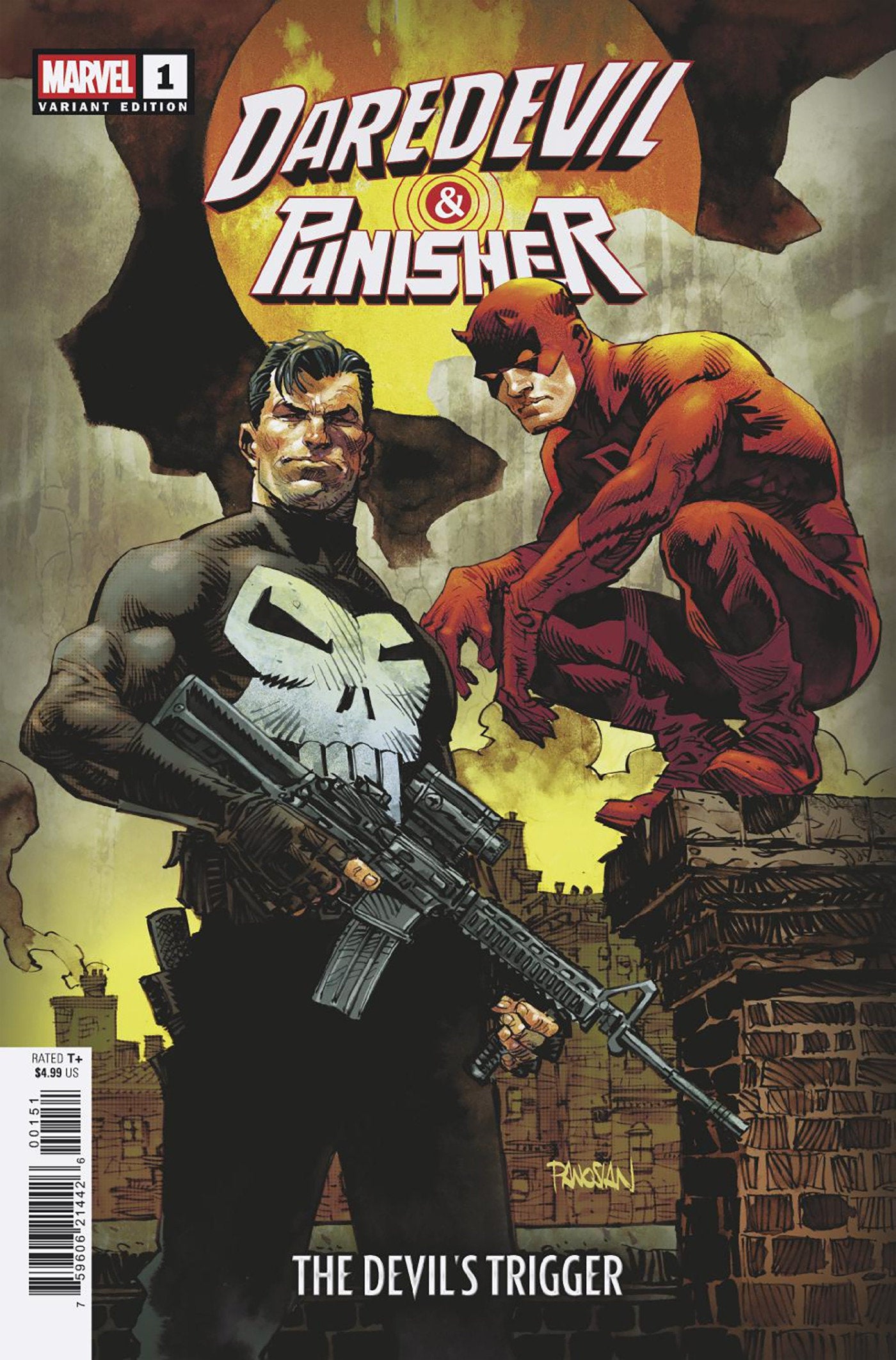 DAREDEVIL PUNISHER THE DEVILS TRIGGER (2025) #1 DAN PANOSIAN VAR