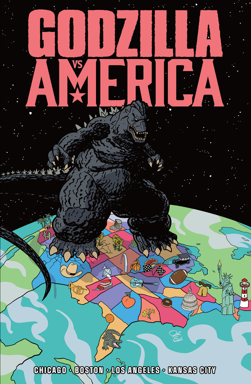 GODZILLA VS AMERICA TP BOSTON CHICAGO KANSAS CITY LOS ANGELES