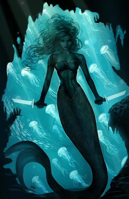 AQUAMAN (2025) #13 CVR B NATHAN SZERDY CARD STOCK VAR (DC K.O.)