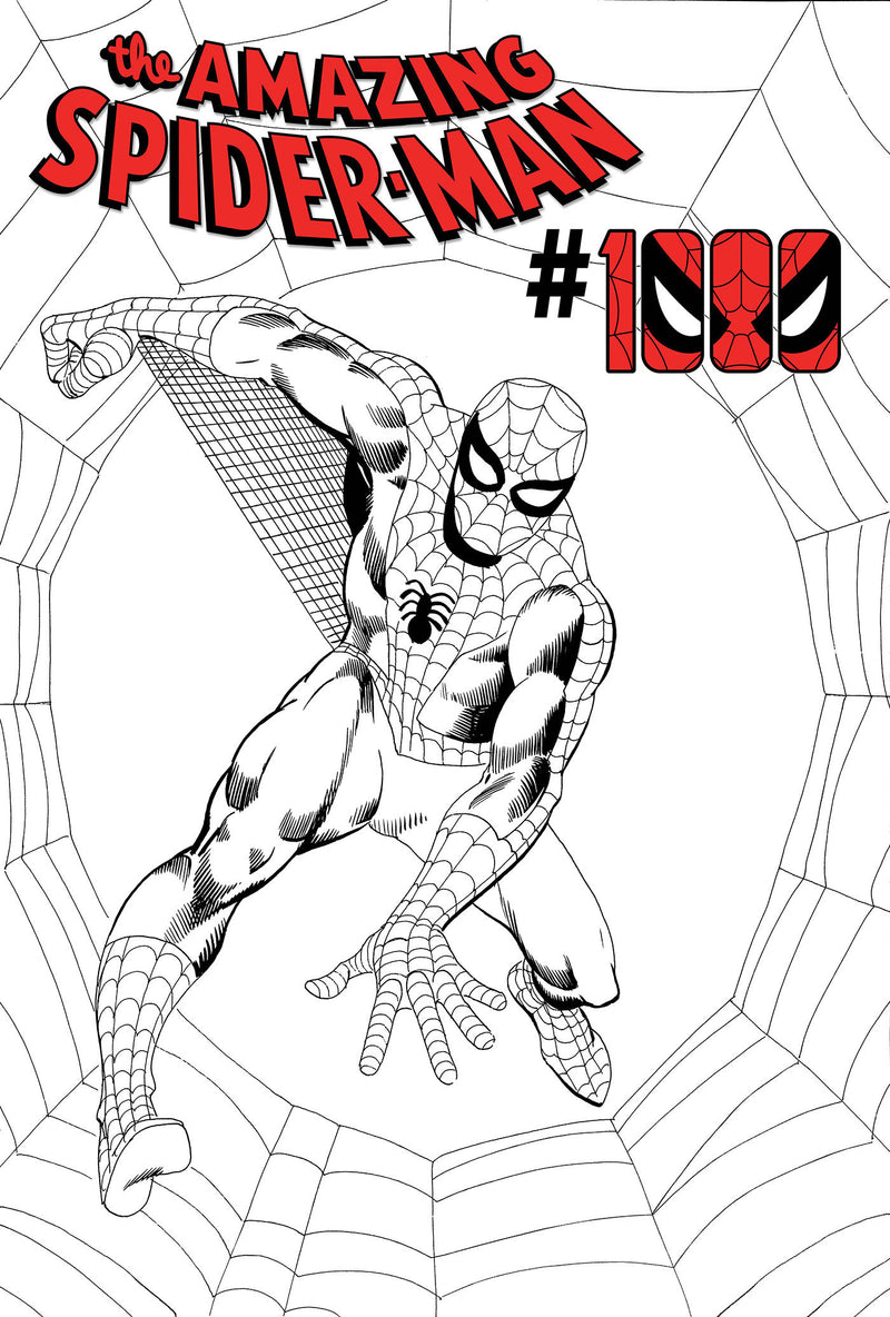 AMAZING SPIDER-MAN (2025) #1000 50 COPY INCV STEVE DITKO BLACK AND WHITE VAR