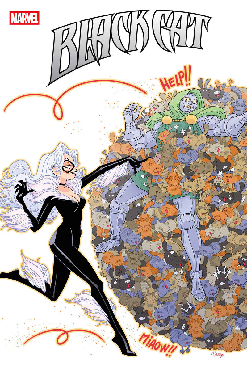 BLACK CAT (2025) #8 MARGUERITE SAUVAGE DOOM HOMAGE VAR