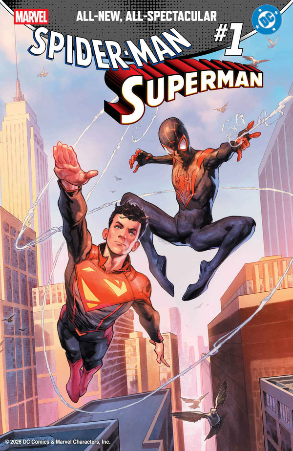 MARVEL DC SPIDER-MAN SUPERMAN (2026) #1 50 COPY INCV JEROME OPENA VAR