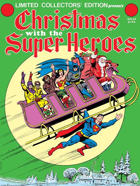 LIMITED COLLECTORS EDITION (1975) #43 CHRISTMAS WITH THE SUPER-HEROES FACSIMILE EDITION CVR A CURT SWAN