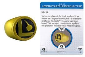 DC HEROCLIX - SUPERMAN AND THE LEGION OF SUPERHEROES - FLIGHT RING - LIMITED EDITION