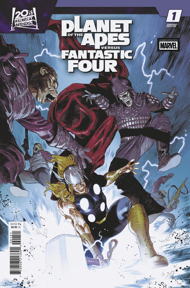 PLANET OF THE APES VS FANTASTIC FOUR (2026) #1 FRANCESCO MOBILI VERSUS VAR