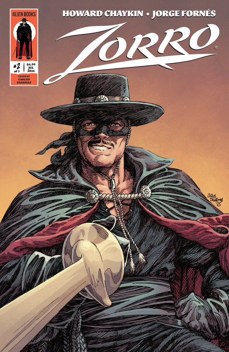 ZORRO (2026) #2 CVR B DEARMAS