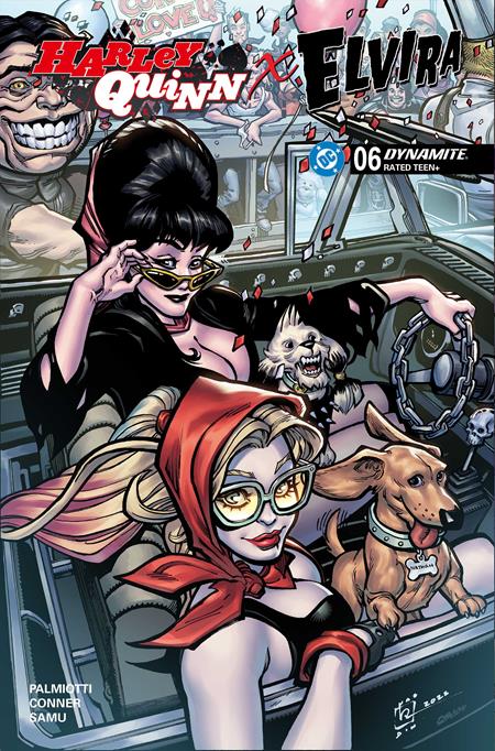 HARLEY QUINN X ELVIRA (2025) #6 CVR B CHAD HARDIN