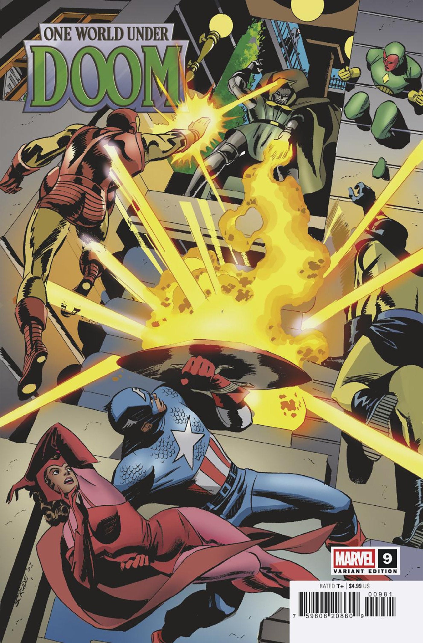 ONE WORLD UNDER DOOM (2025) #9 STEVE RUDE VAR