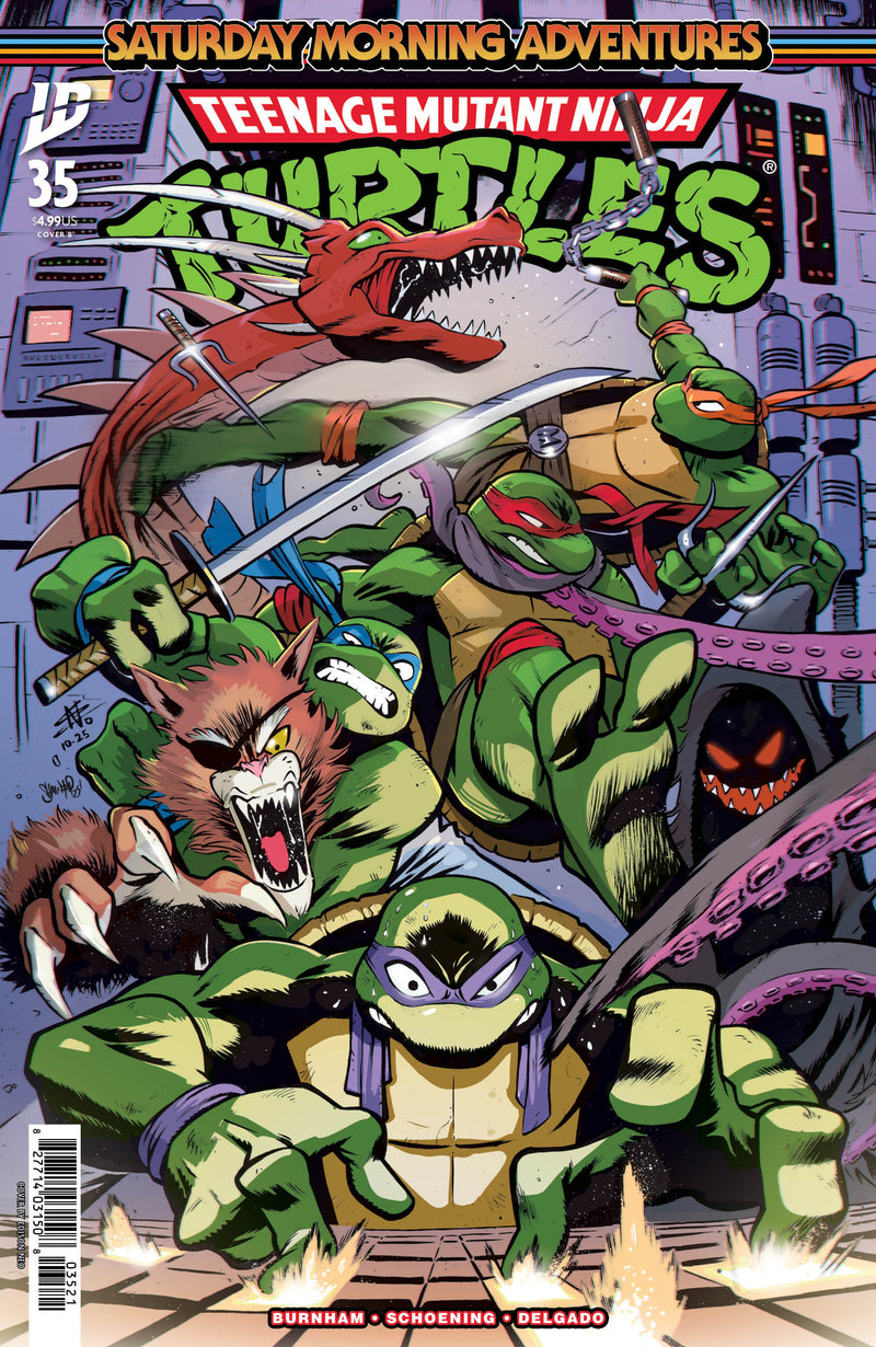 TMNT SATURDAY MORNING ADVENTURES CONTINUED (2023) #35 CVR B NEO