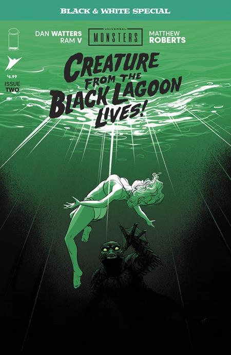 UNIVERSAL MONSTERS CREATURE FROM THE BLACK LAGOON LIVES BLACK & WHITE SPECIAL (2026) #2 CVR A MATTHEW ROBERTS