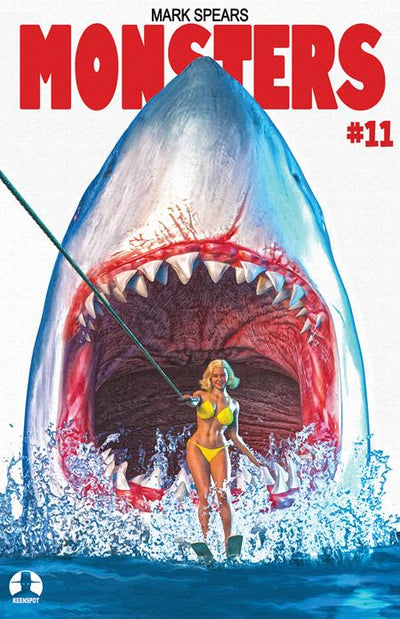 MARK SPEARS MONSTERS (2024) #11 CVR C MARK SPEARS SHARK WEEK JAWS 2 HOMAGE