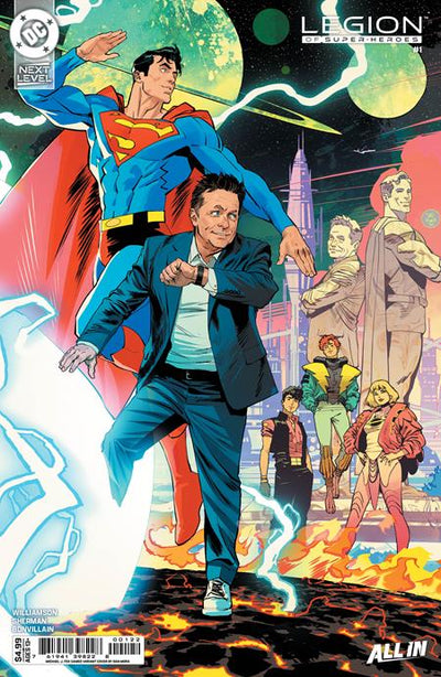 LEGION OF SUPER-HEROES (2026) #1 CVR H DAN MORA MICHAEL J FOX CAMEO CARD STOCK VAR