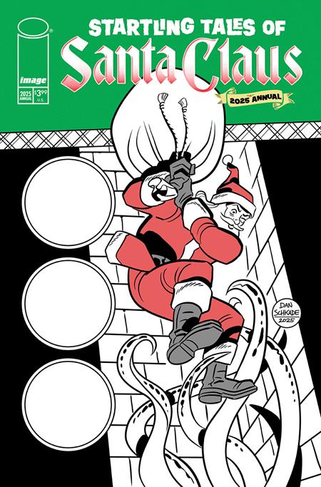 STARTLING TALES OF SANTA CLAUS (2025) ANNUAL #1 (ONE SHOT) CVR D INC 1:10 DAN SCHKADE VAR
