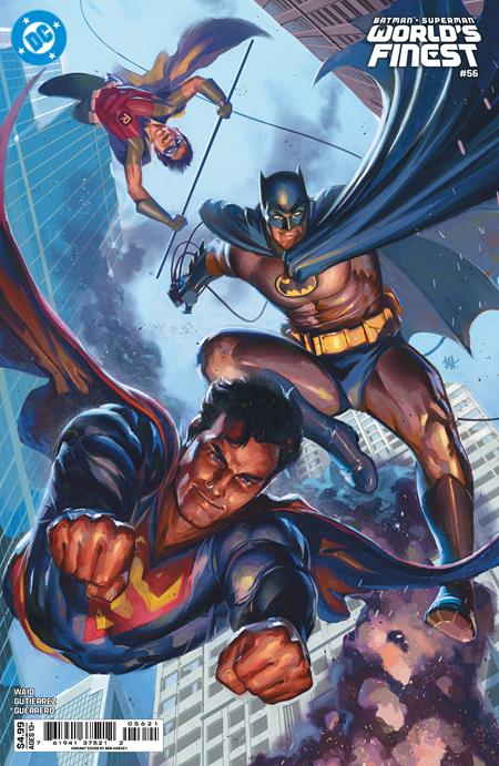 BATMAN SUPERMAN WORLDS FINEST (2022) #56 CVR B BEN HARVEY CARD STOCK VAR