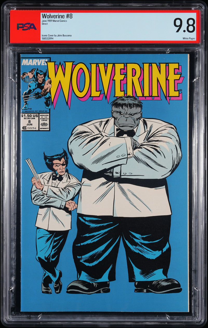 WOLVERINE (1989) #8 DIRECT PSA 9.8