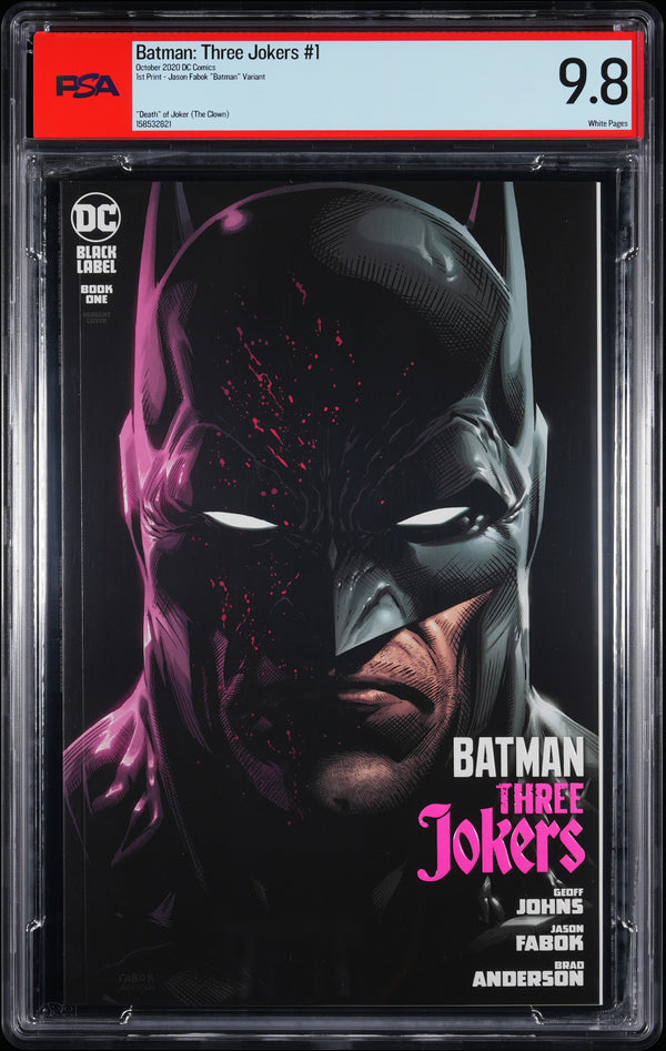 BATMAN: THREE JOKERS (2020) #1 BATMAN VARIANT PSA 9.8