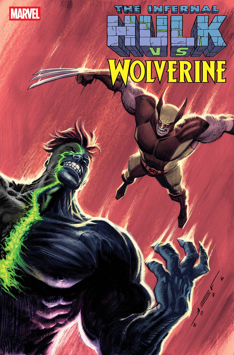 INFERNAL HULK VS WOLVERINE (2026) #1 (ONE SHOT) 25 COPY INCV JUAN FERREYRA VAR
