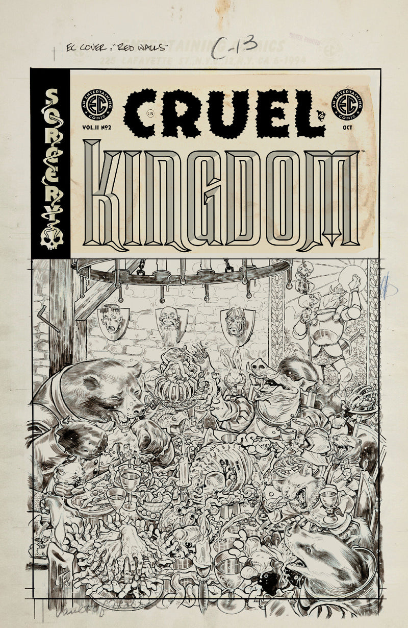 EC CRUEL KINGDOM (2026) #2 CVR D 20 COPY INCV TOM FOWLER B&W ARTIST EDITION VAR
