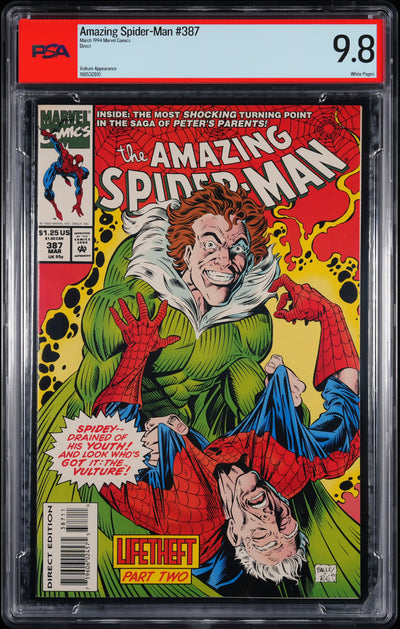AMAZING SPIDER-MAN (1994) #387 DIRECT PSA 9.8