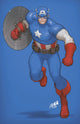 CAPTAIN AMERICA (2025) #13 50 COPY INCV DAVID NAKAYAMA COLOR BLOCK BLUE VIRGIN VAR [ARM]