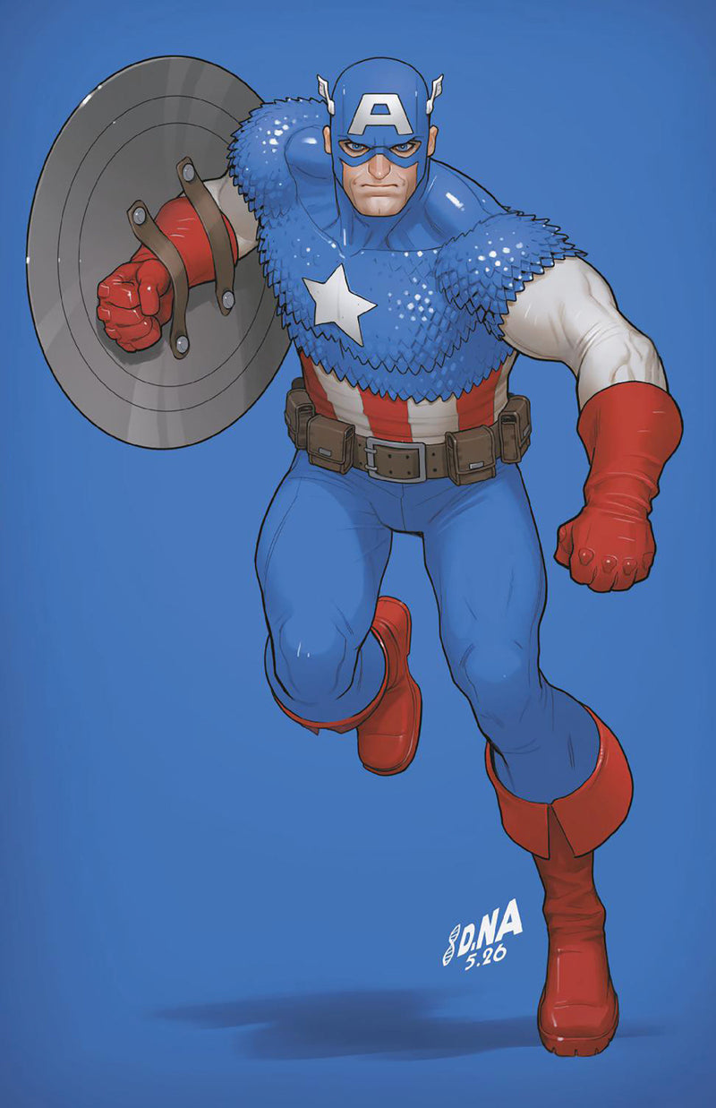 CAPTAIN AMERICA (2025) #13 50 COPY INCV DAVID NAKAYAMA COLOR BLOCK BLUE VIRGIN VAR [ARM]