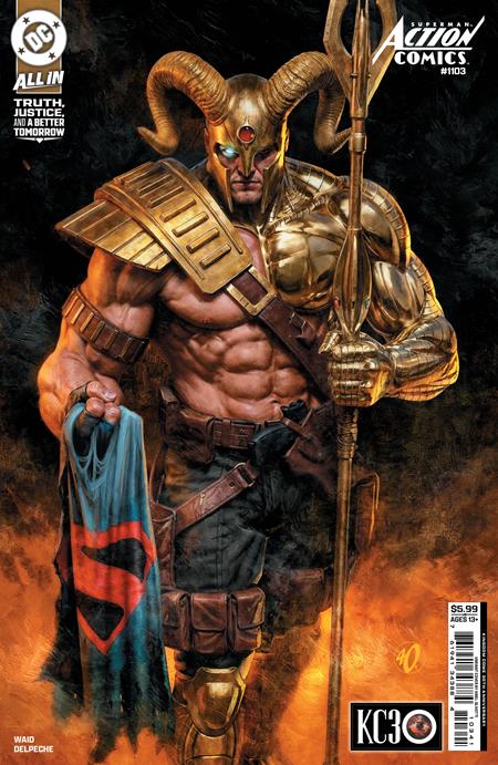 ACTION COMICS (2016) #1103 CVR D ARIEL OLIVETTI KINGDOM COME 30TH ANNIVERSARY CARD STOCK VAR
