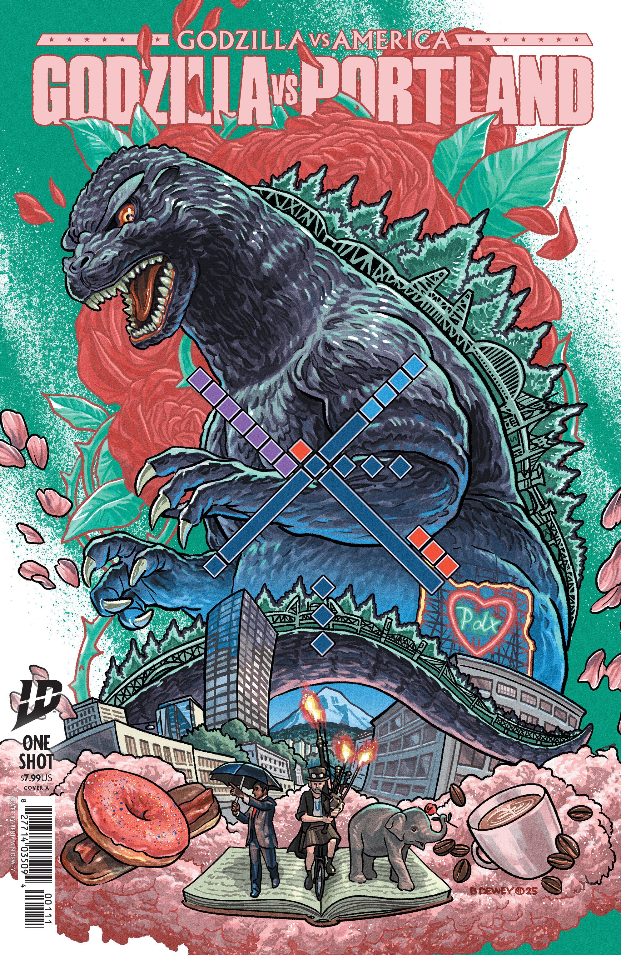 GODZILLA VS AMERICA PORTLAND (2026) #1 (ONE SHOT) CVR A DEWEY
