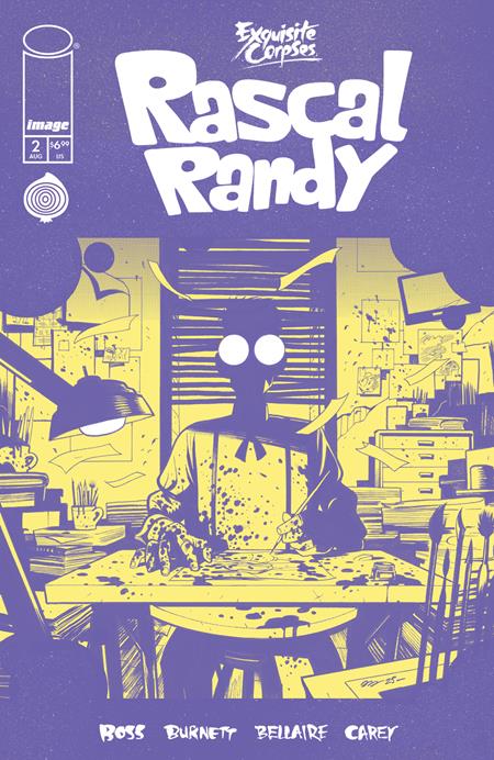 EXQUISITE CORPSES RASCAL RANDY (2026) #2 CVR C DYLAN BURNETT POLYBAGGED WITH COLLECTIBLE CARD VAR