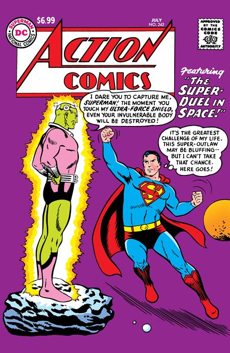 ACTION COMICS (1938) #242 FACSIMILE EDITION (2026) CVR C CURT SWAN FOIL VAR