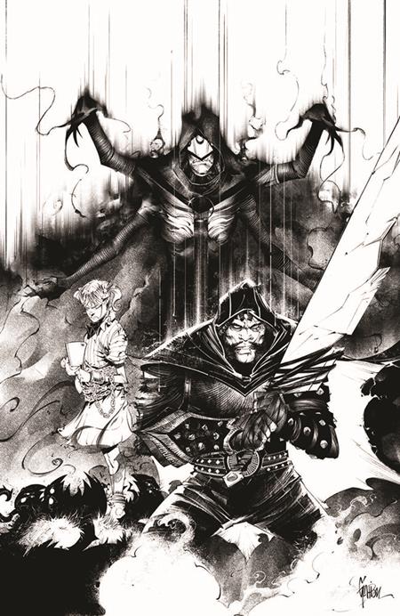 SPAWN THE CURSE OF SHERLEE JOHNSON (2025) #8 CVR C JONATHAN GLAPION B&W VIRGIN VAR