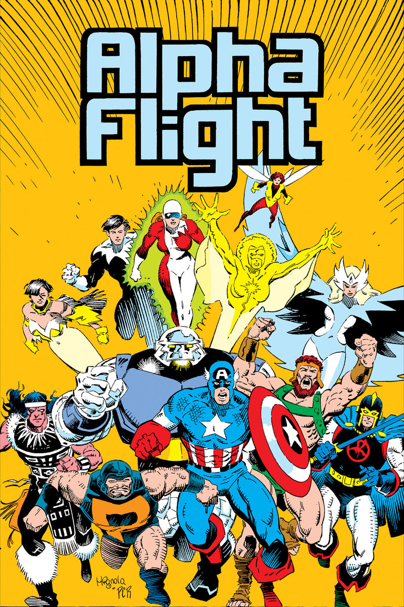 ALPHA FLIGHT BY MANTLO & LEE OMNIBUS HC DIRECT MARKET MIGNOLA VAR