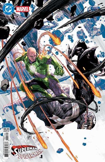 DC MARVEL SUPERMAN SPIDER-MAN (2026) #1 (ONE SHOT) 2ND PTG CVR C YASMINE PUTRI CARD STOCK VAR