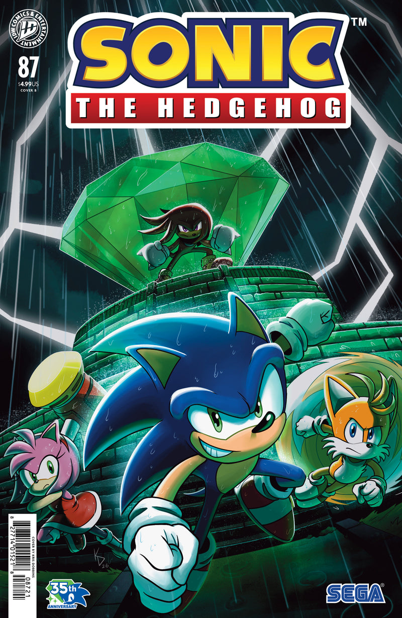 SONIC THE HEDGEHOG (2018) #87 CVR B DOBBINS
