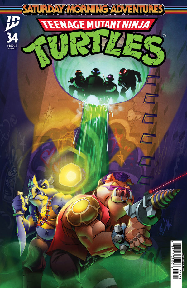 TMNT SATURDAY MORNING ADVENTURES CONTINUED (2023) #34 CVR C MADAN