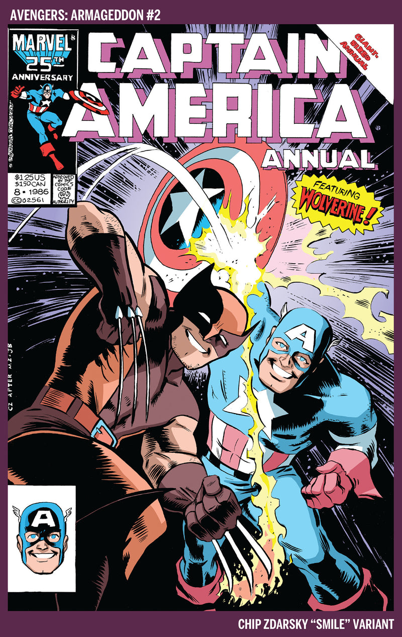 AVENGERS ARMAGEDDON (2026) #2 CHIP ZDARSKY SMILE VAR