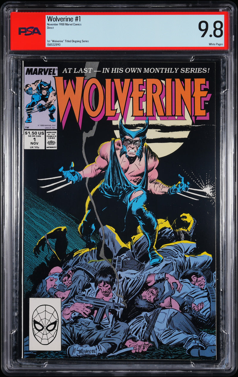 WOLVERINE (1988) #1 DIRECT PSA 9.8