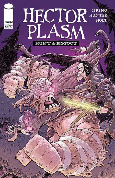 HECTOR PLASM HUNT THE BIGFOOT (2025) #2 CVR A DEREK HUNTER & SPENCER HOLT