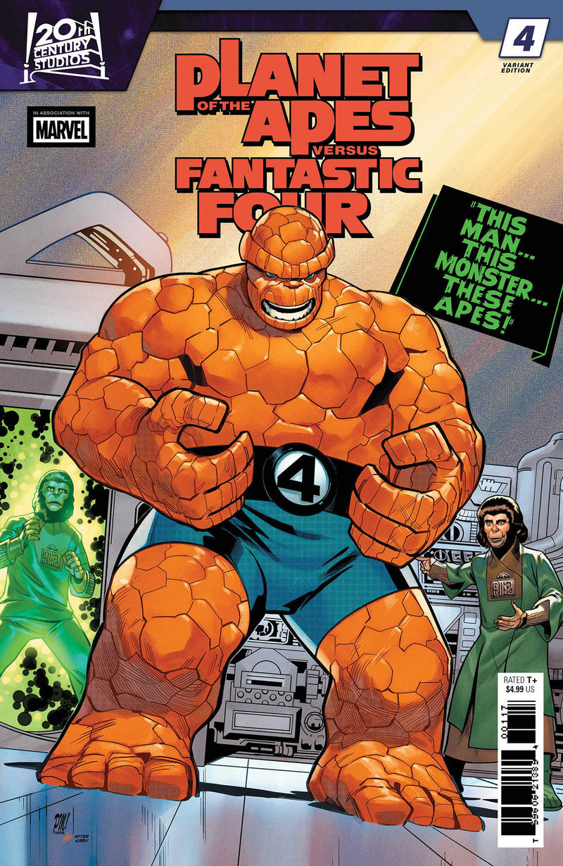 PLANET OF THE APES VS FANTASTIC FOUR (2026) #4 PACO MEDINA HOMAGE VAR