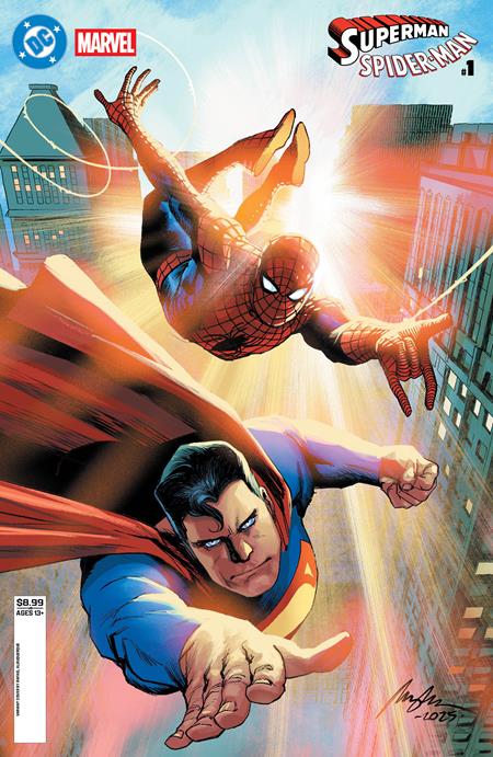 DC MARVEL SUPERMAN SPIDER-MAN (2026) #1 (ONE SHOT) CVR C RAFAEL ALBUQUERQUE CARD STOCK VAR