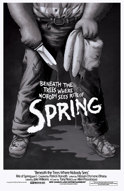 BENEATH THE TREES WHERE NOBODY SEES RITE OF SPRING (2025) #5 CVR E 25 COPY INCV FLEECS B&W VAR