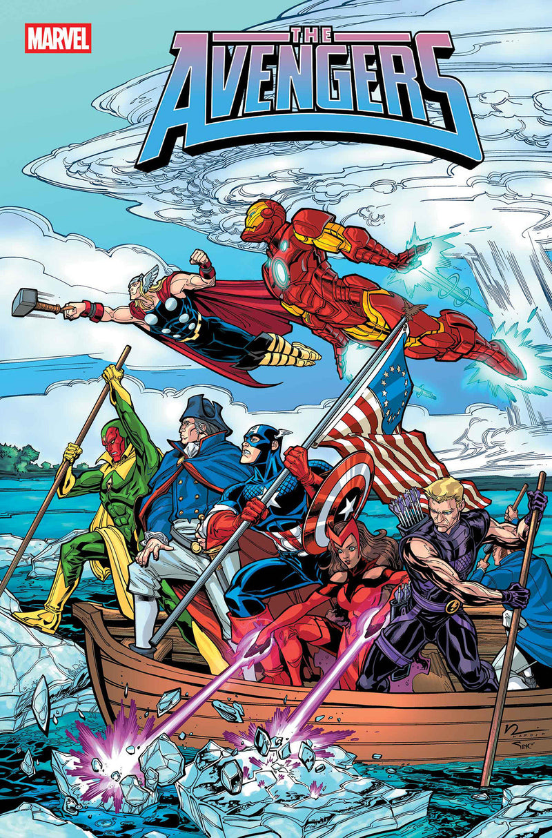 AVENGERS (2023) #33 CHAD HARDIN 250TH HOMAGE VAR