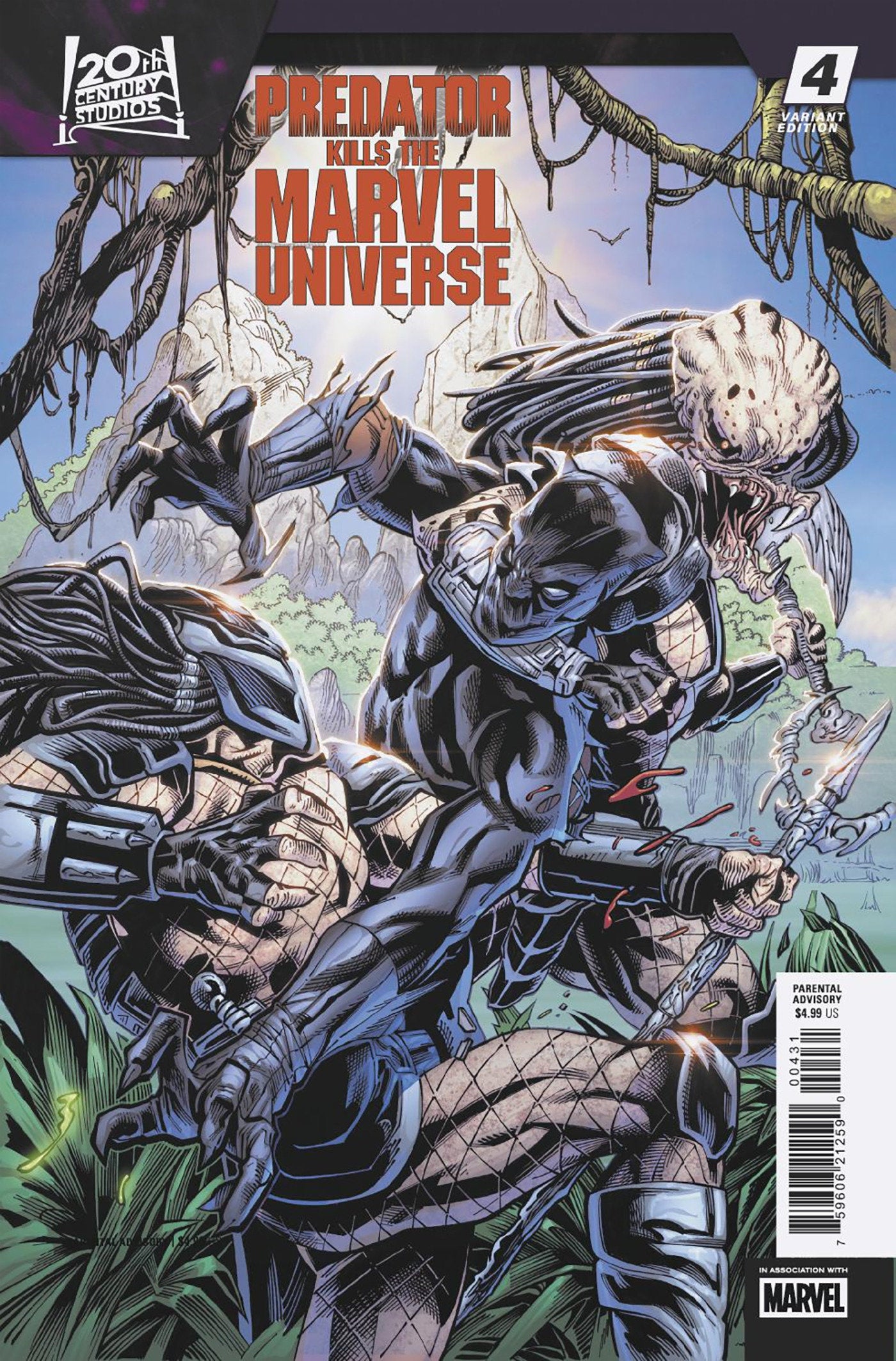 PREDATOR KILLS THE MARVEL UNIVERSE (2025) #4 CHRIS CAMPANA VAR