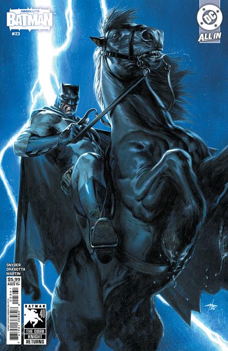 ABSOLUTE BATMAN (2024) #23 CVR E GABRIELE DELL OTTO DARK KNIGHT RETURNS 40TH ANNIVERSARY CARD STOCK VAR