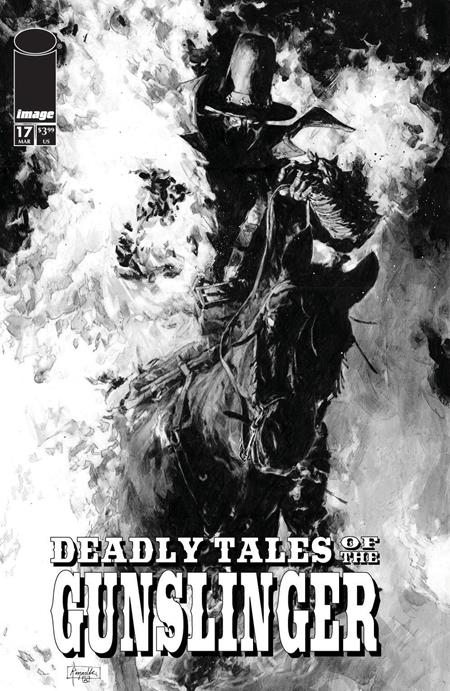 DEADLY TALES OF THE GUNSLINGER SPAWN (2024) #17 CVR B PATRIC REYNOLDS B&W