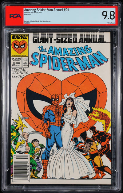 AMAZING SPIDER-MAN ANNUAL (1987) #21 NEWSSTAND PSA 9.8